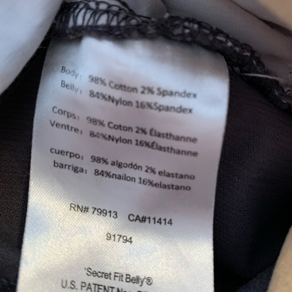 Jessica Simpson Maternity Gray Corduroys Size M - Picture 4 of 4